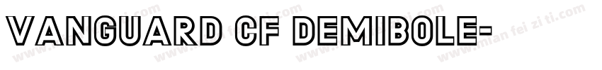 vanguard cf demibole字体转换